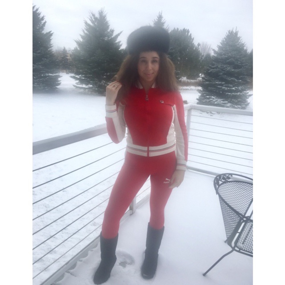 Red Fila Jacket